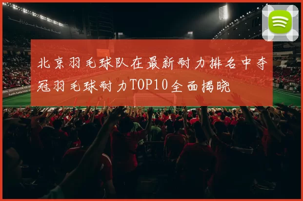 北京羽毛球队在最新耐力排名中夺冠羽毛球耐力TOP10全面揭晓