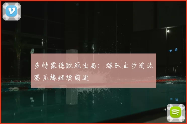 多特蒙德欧冠出局:球队止步淘汰赛无缘继续前进