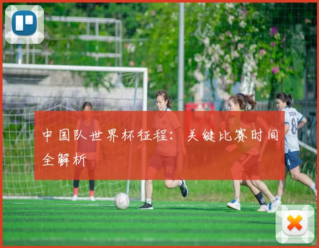 中国队世界杯征程：关键比赛时间全解析